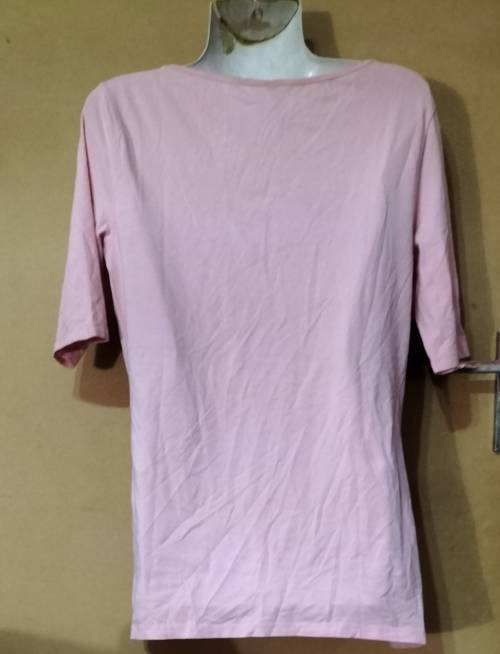 Ladies - Pink Top - Make - Woolworths - Size - M