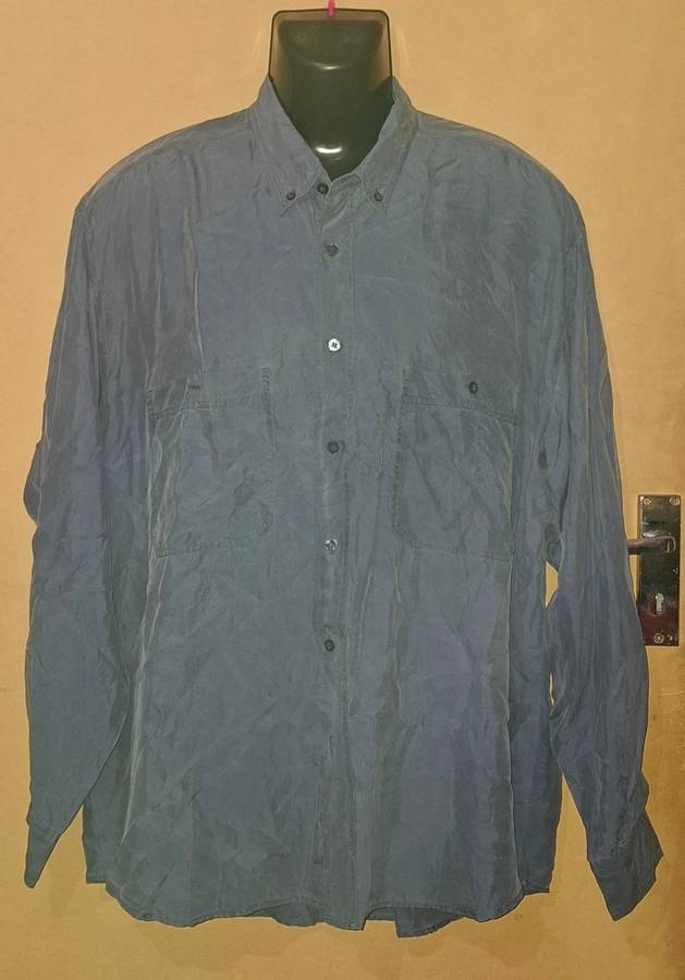 Mens - Blue Shirt - Make - no make - Size - XL