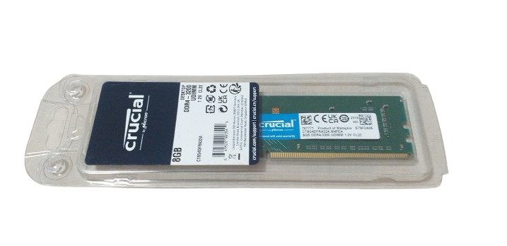 Crucial 8GB 3200MHz DDR4 Desktop Memory !Open Box! **Tested Working**