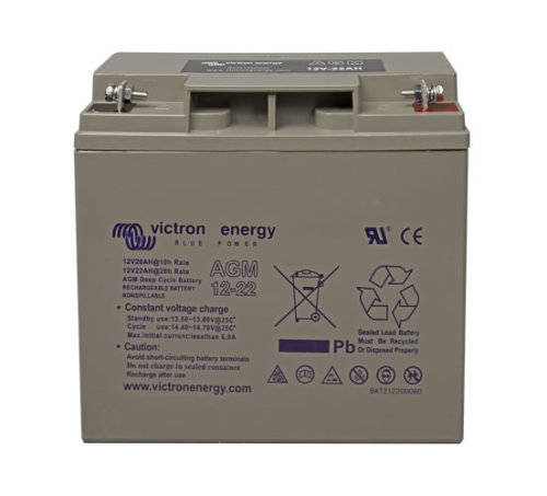 12v 22a/h Victron AGM C20 cycle battery