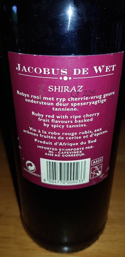Stormers super 10 Shiraz Jacobus de Wet
