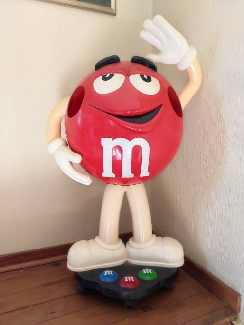 Collectable M and M Plastic Shop Display Mascot.