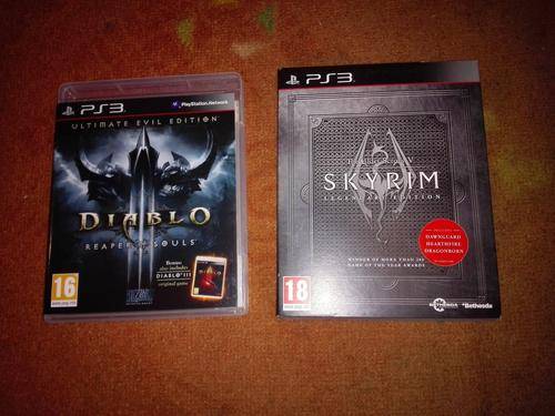 The elder scrolls V Skyrim & diablo 3 reaper of souls