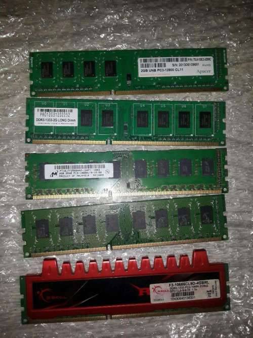 5 x Desktop DDR3 Ram DIMMS (FREE SHIPPING)