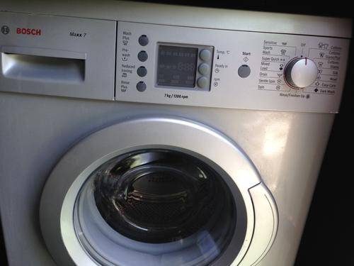 Bosch silver metallic Washing Machine max 7kg 2010