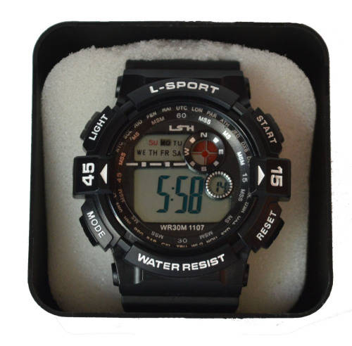 Watch Men`s - L-SPORTS Watch,timer,alarm,water resistant