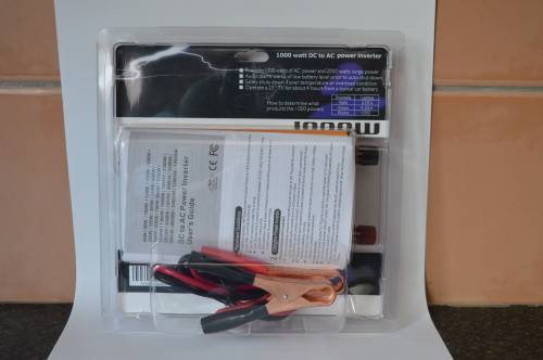 Inverter 1000w (power based on amps not based on peak power)