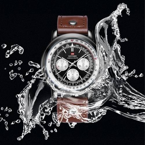 Men`s Watch - VA VA VOOM VA-20 Pilot Style Watch, Waterproof,Nylon Leather Strap