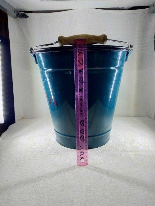 Vintage enamel bucket