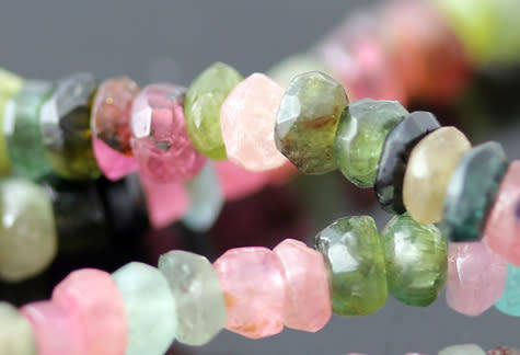 CITRINE, RUBY AND EMERALD PENDANT. RICH COLOURS! HEAVY STERLING SILVER AND TOURMALINE NECKLACE