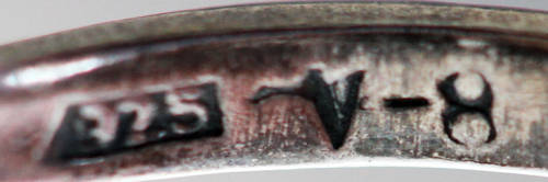 STRIKING LARGE VINTAGE HORIZONTAL OVAL STERLING SILVER BALTIC AMBER RING FABULOUS RICH HONEY HUE