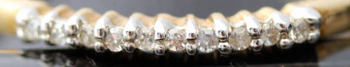 DAINTY VINTAGE DIAMOND AND 9CT YELLOW GOLD RING, SLENDER AND REALLY PRETTY! 375