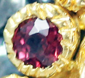 LARGE HANDCRAFTED 'JEWELLERY ART' NATURAL RUBY & GEMSTONE STERLING SILVER RING GUNMETAL GREY FINISH