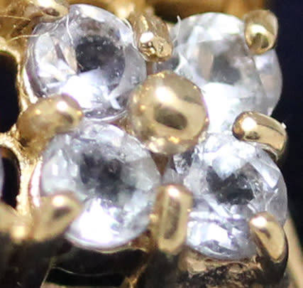 ENGLISH VINTAGE REAL TANZANITE GEMSTONE 9CT YELLOW GOLD RING. WELL HALLMARKED!