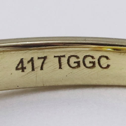NATURAL GOLDEN QUARTZ 10K YELLOW GOLD RING WITH BRILLIANT CUT DIAMONDS JEWELLER CERT R15'000 incl