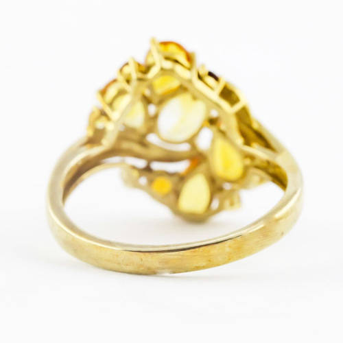 GORGEOUS CITRINE 9ct YELLOW GOLD RING JEWELLER`S EVALUATION R18`500 375