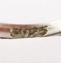 LARGE, LONG, UNHEATED NATURAL GREEN EMERALD SOLID STERLING SILVER RING