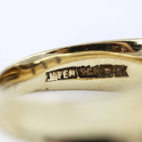 ENGLISH 9ct YELLOW GOLD RING.GLORIOUS ROYAL COLOUR REAL AMETHYSTS. JEWELLER CERT R10`000 incl