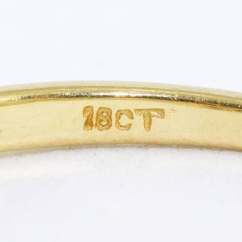 DIAMOND TRILOGY LONDON VINTAGE 18CT YELLOW and WHITE GOLD RING JEWELLER EVALUATION R21`000