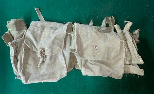 61 PATTERN WEBBING KIDNEY POUCHES