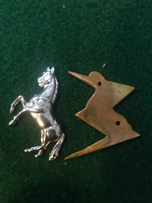 SADF - TECHNICALLY SERVICE CORPS / TDK - BERET BADGE