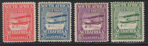 UNION AIRMAILS 1925 FULL SET LMM