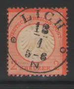 GERMAN EMPIRE 1872 2KR VFU CV R5075