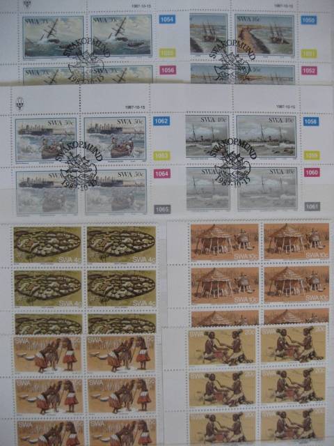STOCKBOOK LIGHTHOUSE 16 PAGE INCL STAMPS, SHEETS, CONTROLS, ADDITIONAL SCANS SEE BELOW