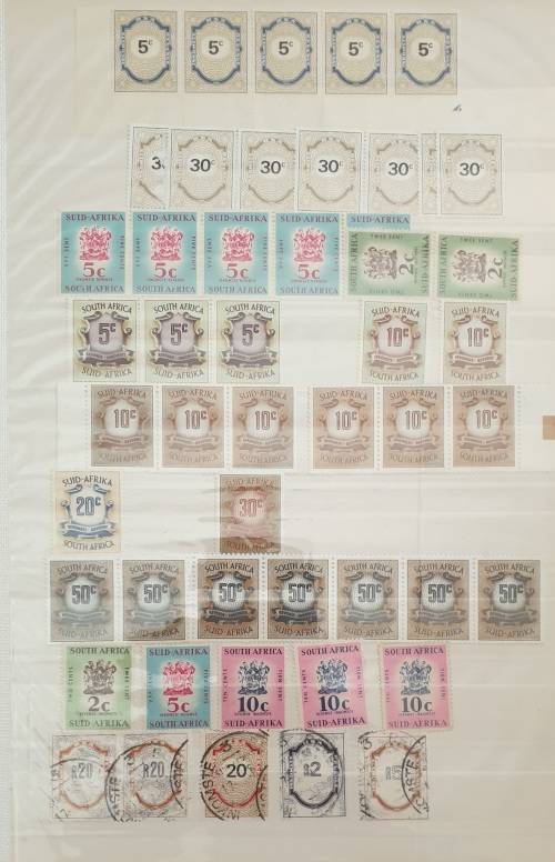 REVENUE STAMPS IN GOOD STOCKBOOK 14 SCANS