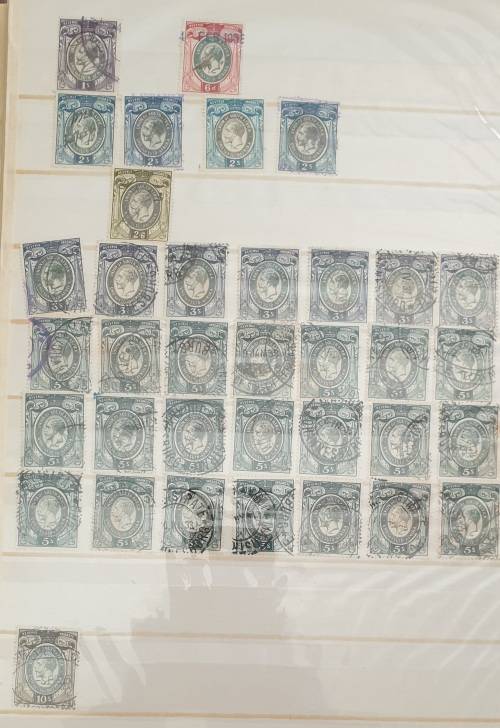 REVENUE STAMPS IN GOOD STOCKBOOK 14 SCANS