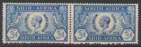 SACC 66 3D SILVER JUBILEE HOR PAIR UMM