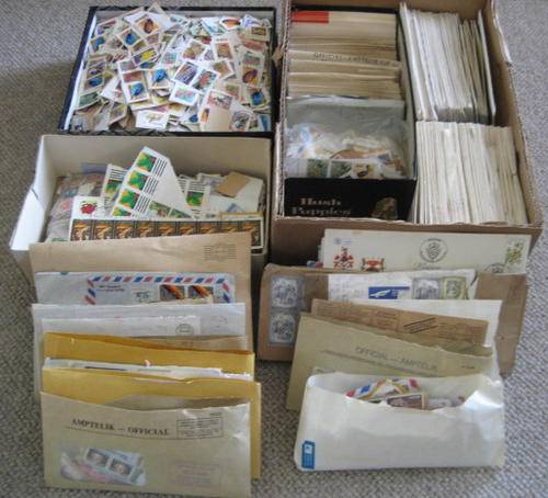 HUGE ACCUMULATION/COLLECTION OF FDC'S AND STAMPS SEE BELOW