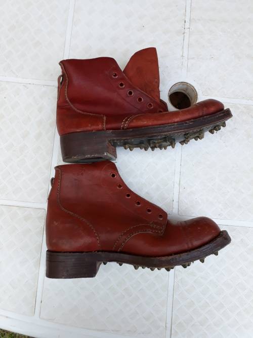 WW2 Australian Infantry Boots, Jungle Pattern