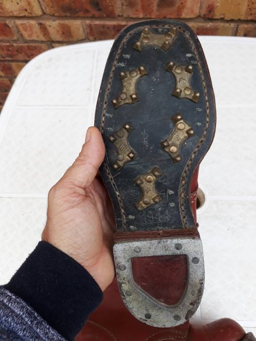 WW2 Australian Infantry Boots, Jungle Pattern