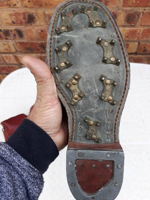 WW2 Australian Infantry Boots, Jungle Pattern