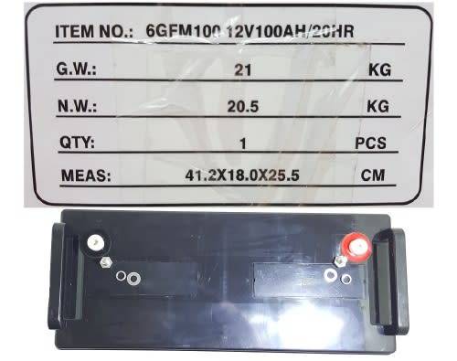 2000W Inverter 100Ah Deep Cycle Solar Battery Combo