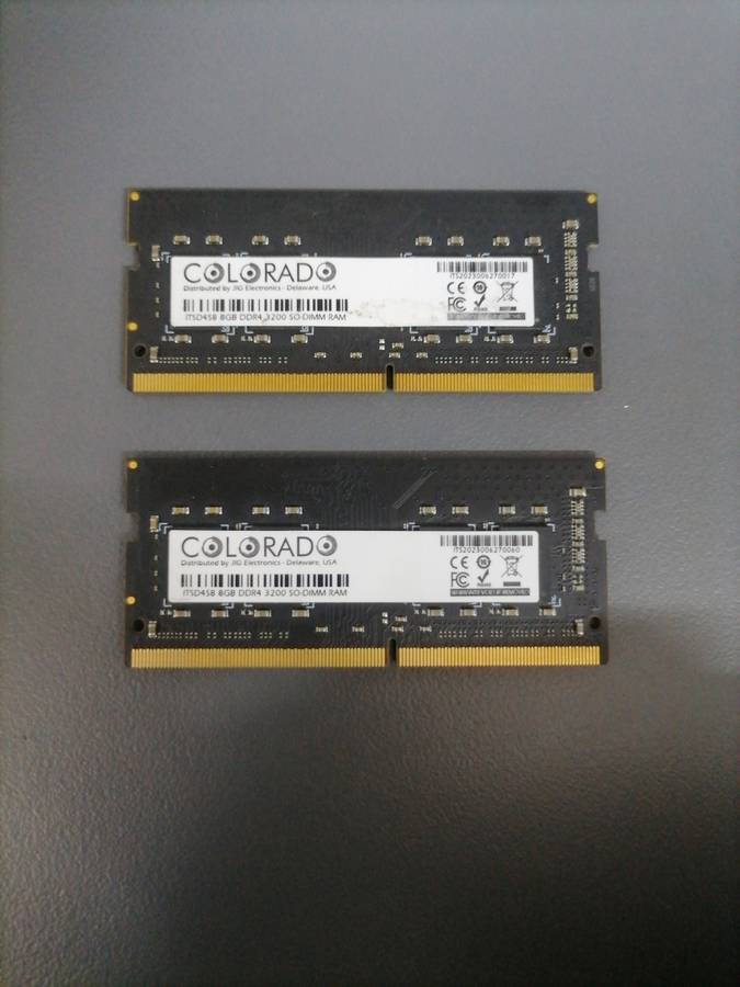 Colorado 16GB DDR4 3200 2X 8GB modules