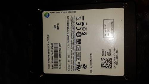 Samsung 256gb 2.5" Solid State harddrive - MLC SSD