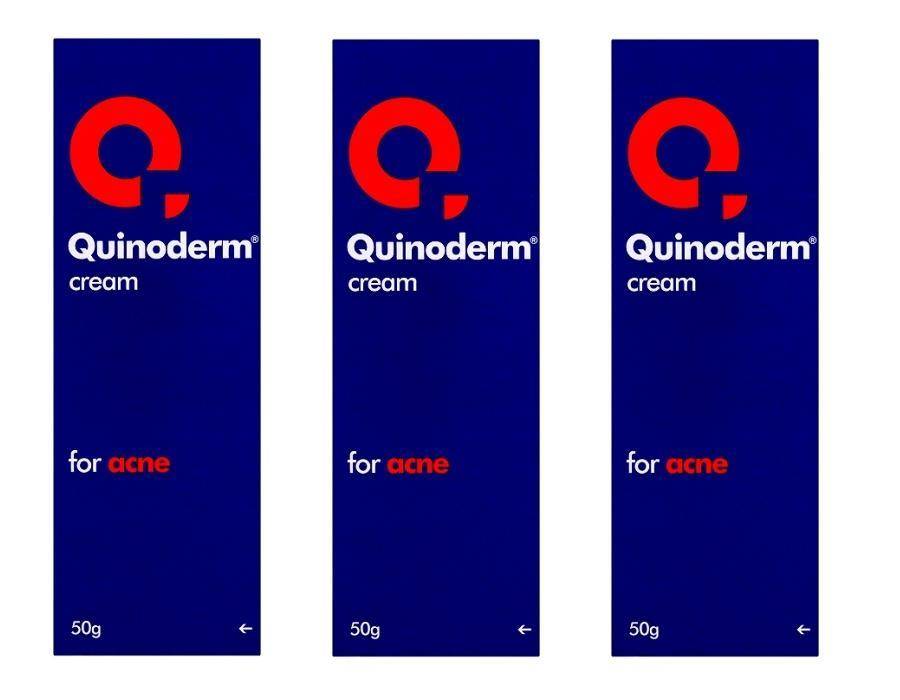 Quinoderm Acne Cream - 5 % Triple Pack - 3 x 50g. 5% Benzyl Peroxide