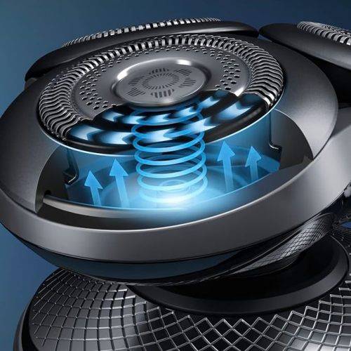 Philips Series 9000 Prestige Wet & Dry Electric Shaver with Qi Charging Pad, Smartclick Beard Styler