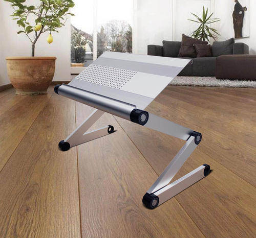 Laptop Desk, Multifunctional Portable Desk Panel Size (L*W) : 450*290MM Silver