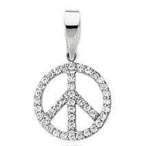 100% REAL, SOLID 10KT WHITE GOLD NATURAL DIAMONDS PENDANT