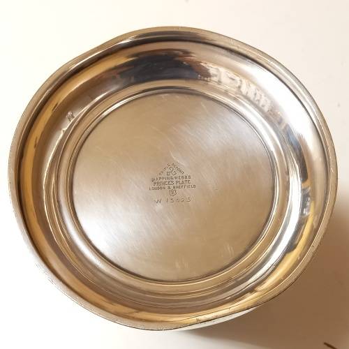 Elegant Vintage Mappin and Webb Princess Plate Wine Bottle Coaster