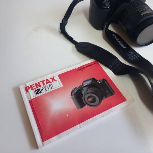 Pentax Z-70 Film Camera with Optical Lens and Bag