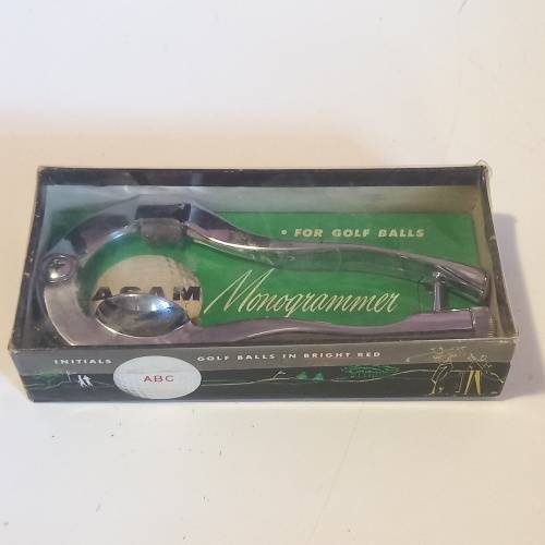 Vintage ASAM Golf Ball Monogrammer Kit