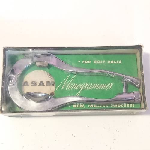 Vintage ASAM Golf Ball Monogrammer Kit