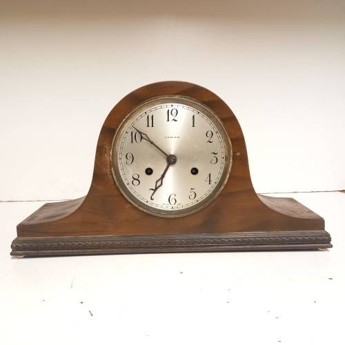PERIVALE L.PINK and CO VINTAGE MANTEL CLOCK BRITISH MADE - WORKS