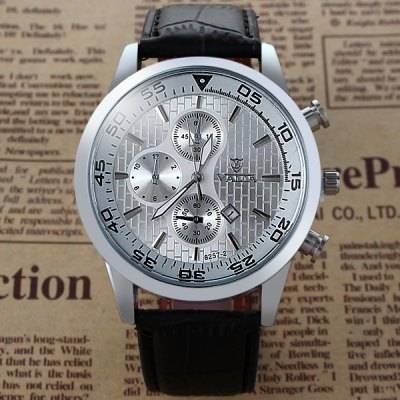 *RED HOT* VALIA Luxurious *DATE FUNCTION* Leather Timepiece