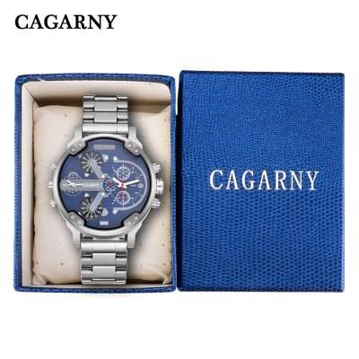 *Just In* CAGARNY Luxurious *BOX INCLUDED* Double Movt Timepiece