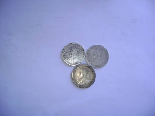 1924,1927,1933 UNION SIXPENCES.SILVER 6.78 GRAMS.BID PER 1 TO TAKE 3.SEE DESC.